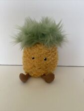 Jelly Cat Amuseables Plush Pineapple Stuffed Toy Bean Bag 6" Soft Fruit
