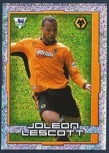 MERLIN-2004-F.A.PREMIER LEAGUE 04- #553-WOLVES-JOLEON LESCOTT-SILVER FOIL - Foto 1 di 1