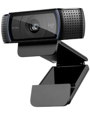 Logitech C920x Pro HD Webcam Black New Free Shipping Work From Home Professional - Image 1 of 4