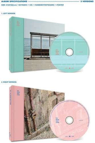 You Never Walk Alone (Random Cover, Incl. 120-Page Photobook and One Random Photocard) by BTS (CD, 2017)