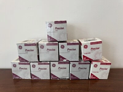 10 New GE Precise MR16 Lamp Mirror Bulbs Q20MR16C ESN 20w & Q50MR16C ESX 50w - Image 1 of 4