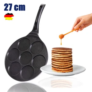 Pfannkuchenpfanne Eierpfanne Pancakes Pfanne Bratpfanne Liwanzenpfanne Ø 27cm - Bild 1 von 13