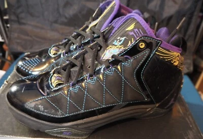 Jordan CP3.II New Orleans Hornets Quickstrike Negro/Púrpura Cancha/Orion -Talla 7.5 Foto 1 de 4