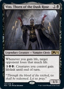 MTG VITO, THORN OF THE DUSK ROSE EXC - VITOR, SPINA DELLA ROSA DEL VESPRO M21 - Imagen 1 de 1