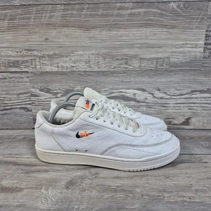 Nike Court Vintage Premium Blanco Naranja Negro Zapatos Tenis Para Hombre Talla 8 - Imagen 1 de 13