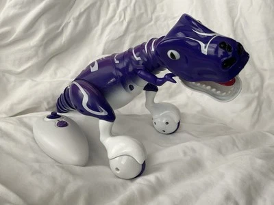 Zoomer Dino Purple Interactive T-Rex Dinosaur with Remote WORKS - Image 1 of 4