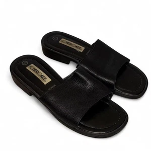 Vintage Cherokee Leather Slip on Sandals Shoes Retro Size 7.5 - Bild 1 von 5