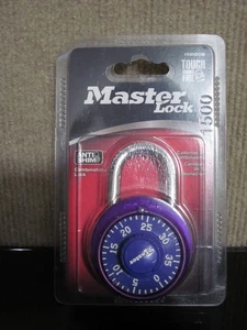 Master Lock 1530DCM Master Keyed Zahlenschlösser Lila Anti Shim Robust - Bild 1 von 5