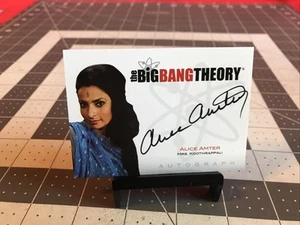 2012 Cryptozoic Big Bang Theory Alice Amter Autograph Card - Picture 1 of 4