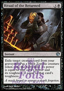 Ritual of the Returned 2x FOIL JOU MTG Journey Into Nyx Uncommon MINT black - Picture 1 of 1