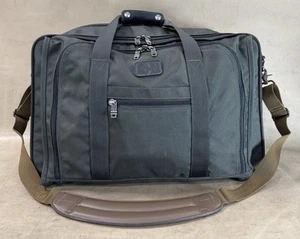 Vintage Tum 278M3 Green Ballistic Nylon 21” Expandable Carry On Weekender Duffel - Picture 1 of 12