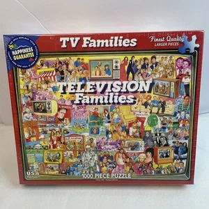 White Mountain Puzzles TV Familien 1000-teiliges Puzzle neu versiegelt - Bild 1 von 6