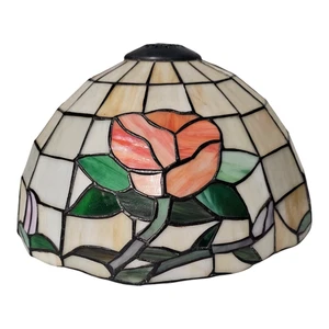 Tiffany Style Leaded Glass Table Lamp Shade - Picture 1 of 5