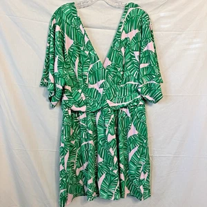 Lilly Pulitzer Parigi Skort Romper Conch Shell Lets Go Bananas Dress XL (04023C) - Picture 1 of 13