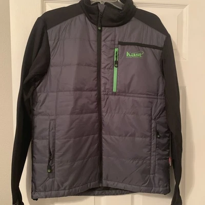 Kast Extreme Fishing Gear Velocity Fishing Jacket Color Grey Size S - Image 1 of 4