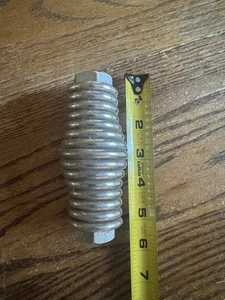 Antenna radio CB vintage in acciaio canna a molla resistente - Foto 1 di 4