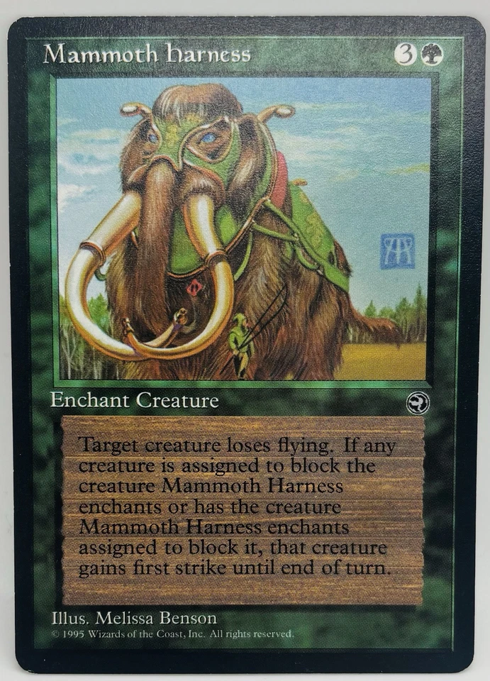 MTG Mammoth Harness Homelands Regular - Image 1 of 1