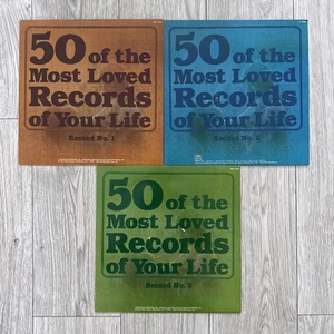 Various - 50 Of The Most Loved Records Of Your Life Record Volume 1, 2, & 3 VG+ - Picture 1 of 8