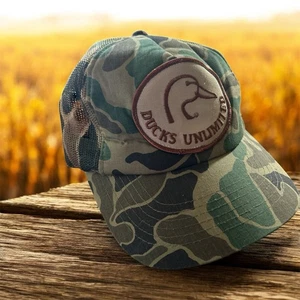 DUCKS UNLIMITED Strapback CAMO Logo Hat Cap - Bild 1 von 1