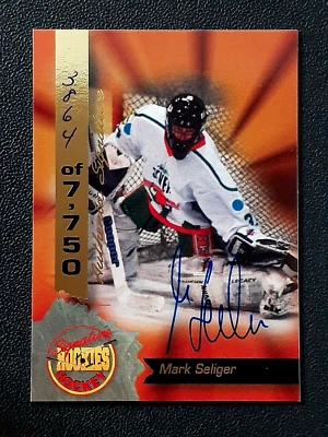 MARK SELIGER AUTO 1995 SIGNATURE ROOKIES SIGNATURES NO 30 #3864/7750     44737 - Image 1 of 2