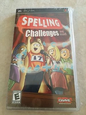 Spelling Challenges and More (Sony PSP, 2007) PSP SUPER RARE NEW - Image 1 of 3