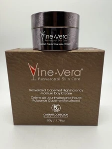 Crema de día hidratante Vine Vera Resveratrol Cabernet alta potencia B3 50 g/1,76 oz NUEVA - Imagen 1 de 3