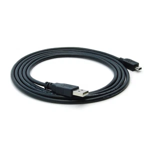 5 Pin 15-Feet USB Type A Male/Mini-B Male Cable, Black - Picture 1 of 2