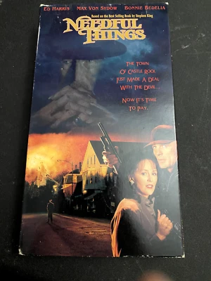 Needful Things / VHS / Stephen King / Horror Movie / Ed Harris - Image 1 of 2