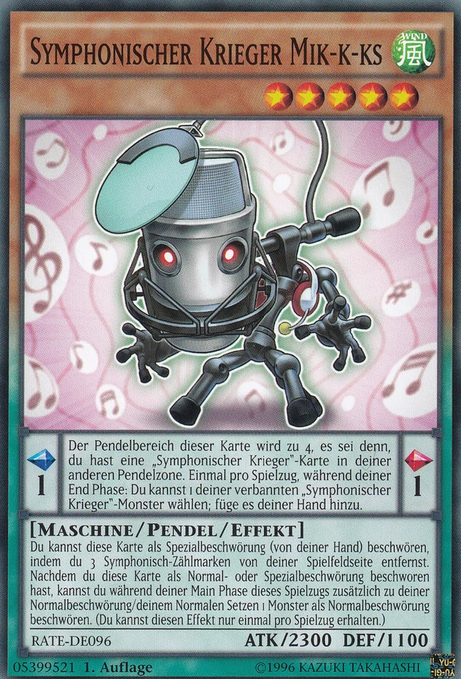 Yu-Gi-Oh RATE-DE096 Symphonischer Krieger Mik-k-ks 1 Aufl. Common NM - Bild 1 von 1