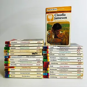 Mills and Boon Vintage 1980s Lot 26 Paperback Books Bundle Romance Sexy Love - Picture 1 of 20