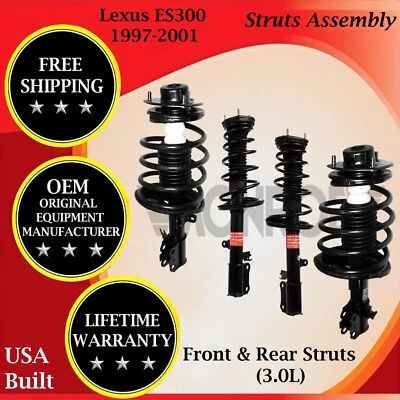 Puntales delanteros y traseros Monroe OEM para Lexus ES300 1997-2001 3,0 L garantía de por vida Foto 1 de 4