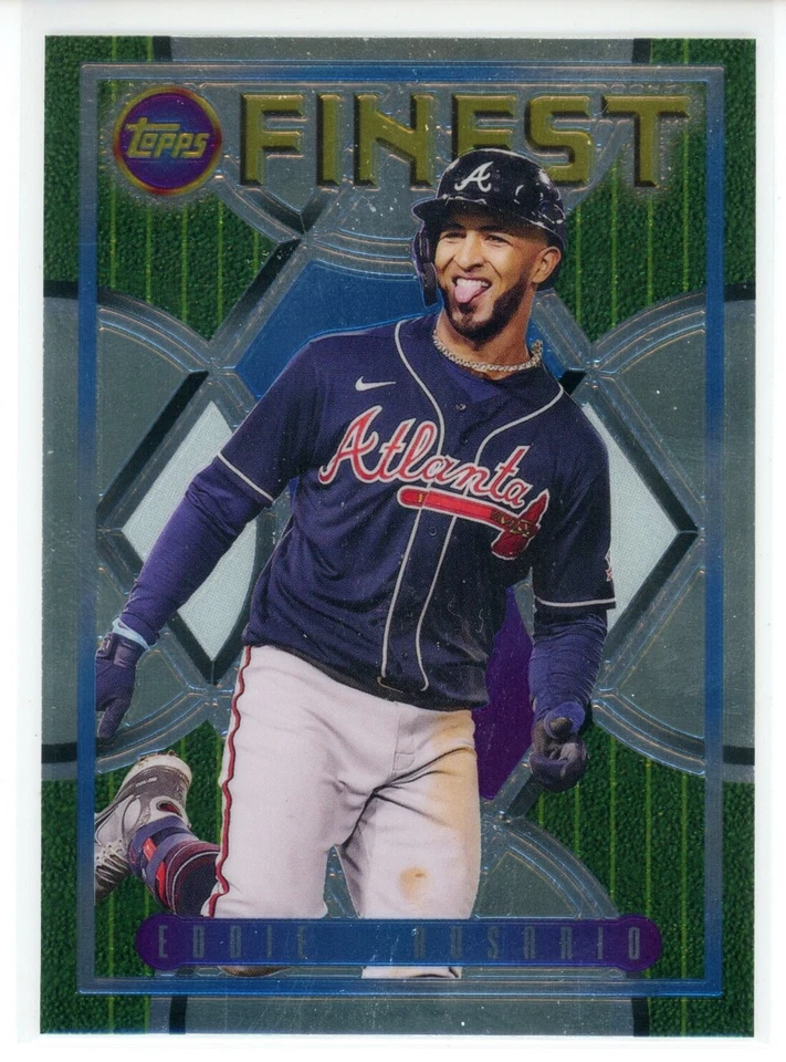 2022 Topps Finest Flashbacks #151 Eddie Rosario (Braves) - Image 1 of 1