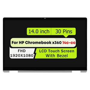 L76245-J91 FHD LCD Touch Screen Assembly 14" for HP Chromebook x360 14C-CC0004TU - Picture 1 of 5