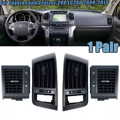 Salida de ventilación de aire acondicionado 4 piezas para Toyota Land Cruiser 200 LC200 2008-2013 Foto 1 de 4