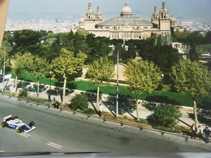 DAVID COULTHARD BARCELONA STREETS PRESS PHOTOGRAPH SPANISH GP 1995 ICN BUREAU F1 - Picture 1 of 2