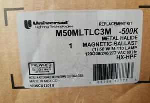 (1) Universal Metal Halide Magnetic Ballast M50MLTLC3M-500K HX-HPF - Picture 1 of 3
