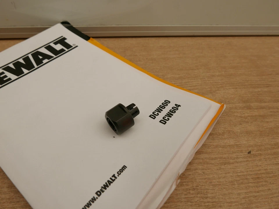 DeWALT 8MM ROUTER COLLET + NUT DCW604 D26204K DW621 DW615  - Image 1 of 1