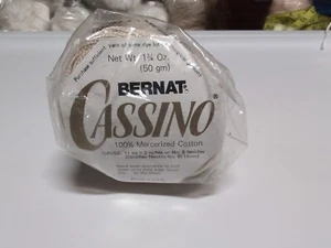 Bernat Cassino Yarn - Beige - Mercerized Cotton - 50 grams - Picture 1 of 5
