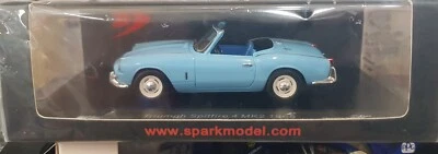  1:43 1965 Triumph Spitfire 4 MK2 in Blue by Sparkmodel S2472 BNIB - Image 1 of 3