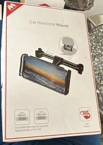 360°Car Back Seat Headrest Mount Holder Stand for 4-12Inch Phone Tablet PC iPad - Picture 1 of 11