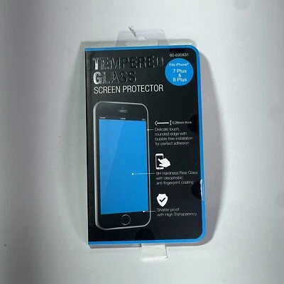 Протектор экрана закаленное стекло защитная пленка для iPhone 7 Plus и 8 Plus - Изображение 1 из 2