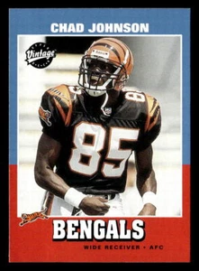 Chad Johnson 2001 Upper Deck Vintage Rookie Card #215 Cincinnati Bengals - Picture 1 of 2