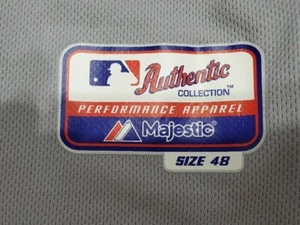 Authentic Majestic SIZE 48 XL, SAN DIEGO PADRES GRAY, COOL BASE, Jersey - Picture 1 of 1