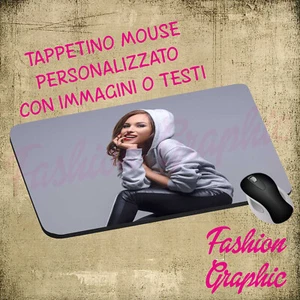 TAPPETINO MOUSE PC PAD PERSONALIZZATO FOTO IMMAGINI LOGO CANE GADGET PUBBLICITA' - Foto 1 di 1