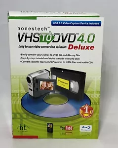 Honestech VHS to DVD 4.0 Deluxe LP & cassette to CD & WMA file converter - Picture 1 of 12