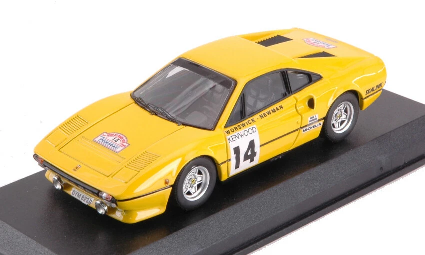 BEST MODEL BT9572 FERRARI 308 N.14 RETIRED TOUR DE FRANCE 1985 T.WORSWICK-S.NEWM - Immagine 1 di 1