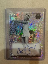 Rosie Casals 2021 Topps Chrome Tennis Black & White Mini Diamond Auto, 3/4