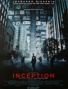 INCEPTION Affiche Cinéma ORIGINALE ROULEE 53x40 Movie Poster Christopher Nolan
