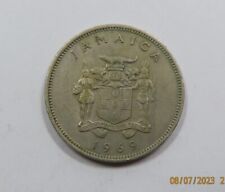 Jamaica Large 20 Cents Coin 1969 Mahoe Tree SCARCE