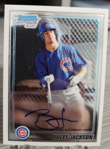 Brett Jackson 2010 Bowman Chrome 1st Bowman Chrome Autograph Chicago Cubs - Picture 1 of 2